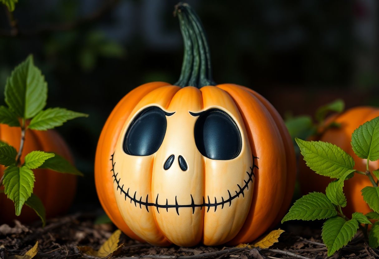 Jack Skellington pumpkin