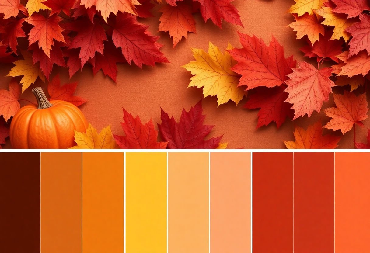 Thanksgiving color palette examples