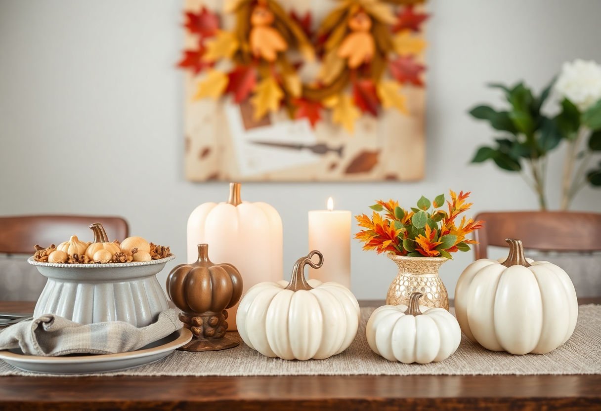 Functional yet stylish Thanksgiving decor items