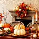 Thanksgiving party decorations beautifully arranged