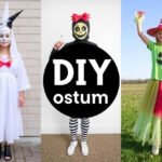 A collage of creative and easy DIY Halloween costumes.