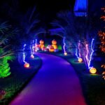 DIY bright pathway lights for Halloween