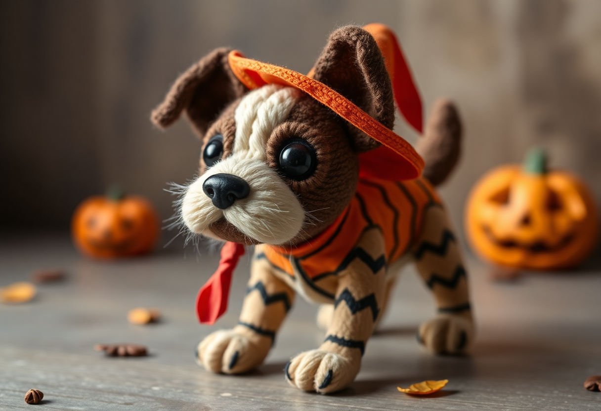 DIY Halloween dog toy