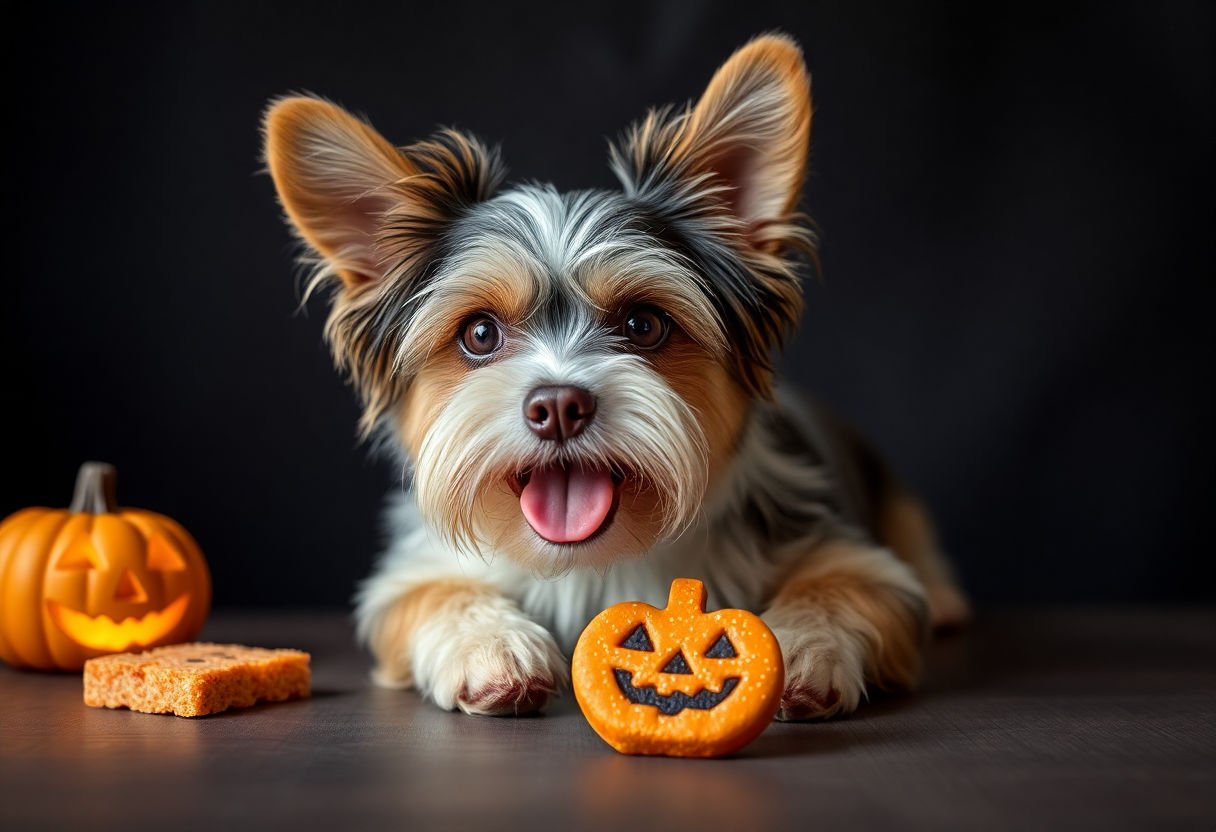 Homemade dog-friendly Halloween treats