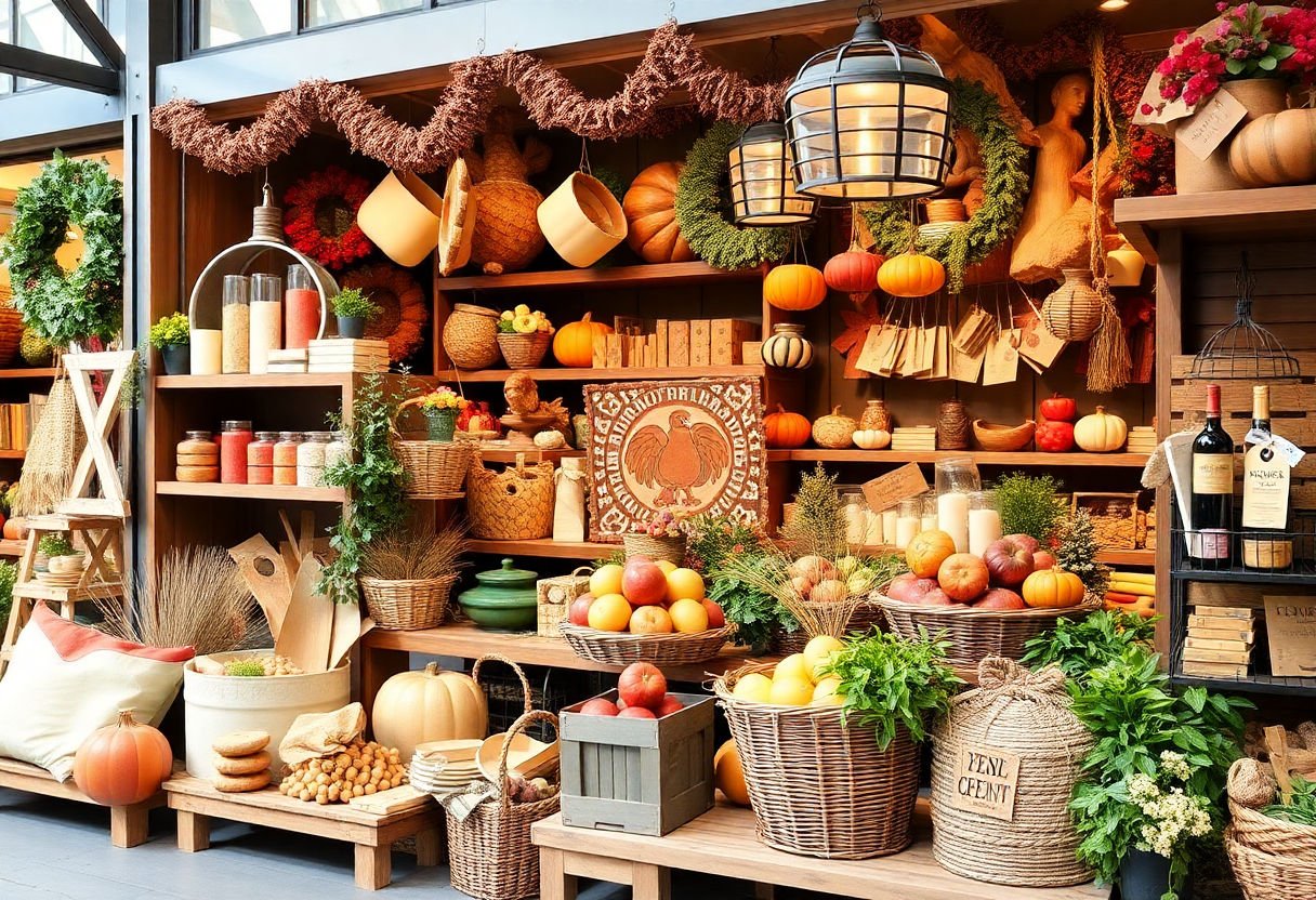 Shopping for turkey decor