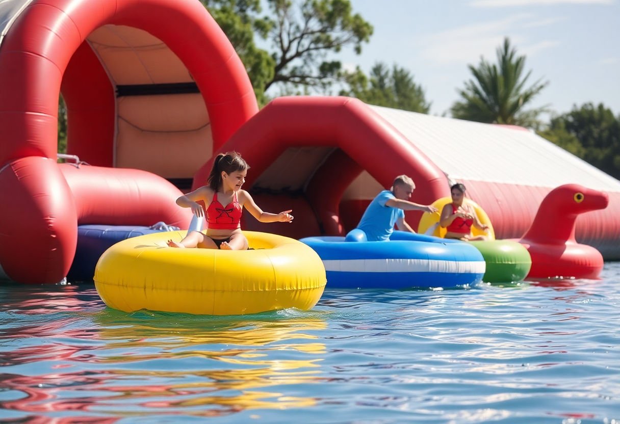 Safety precautions for inflatables