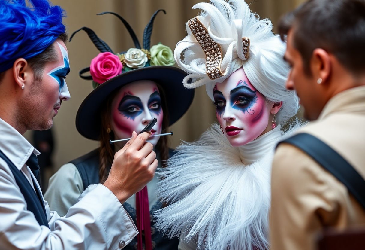 Using makeup and accessories in costumes